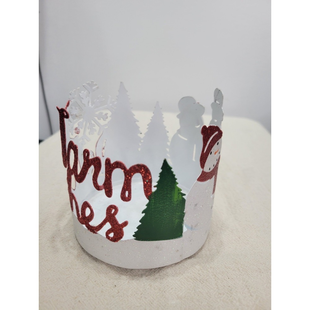 Warm Wishes Snowman Candle Holder by SONOMA - Picture 4 of 7